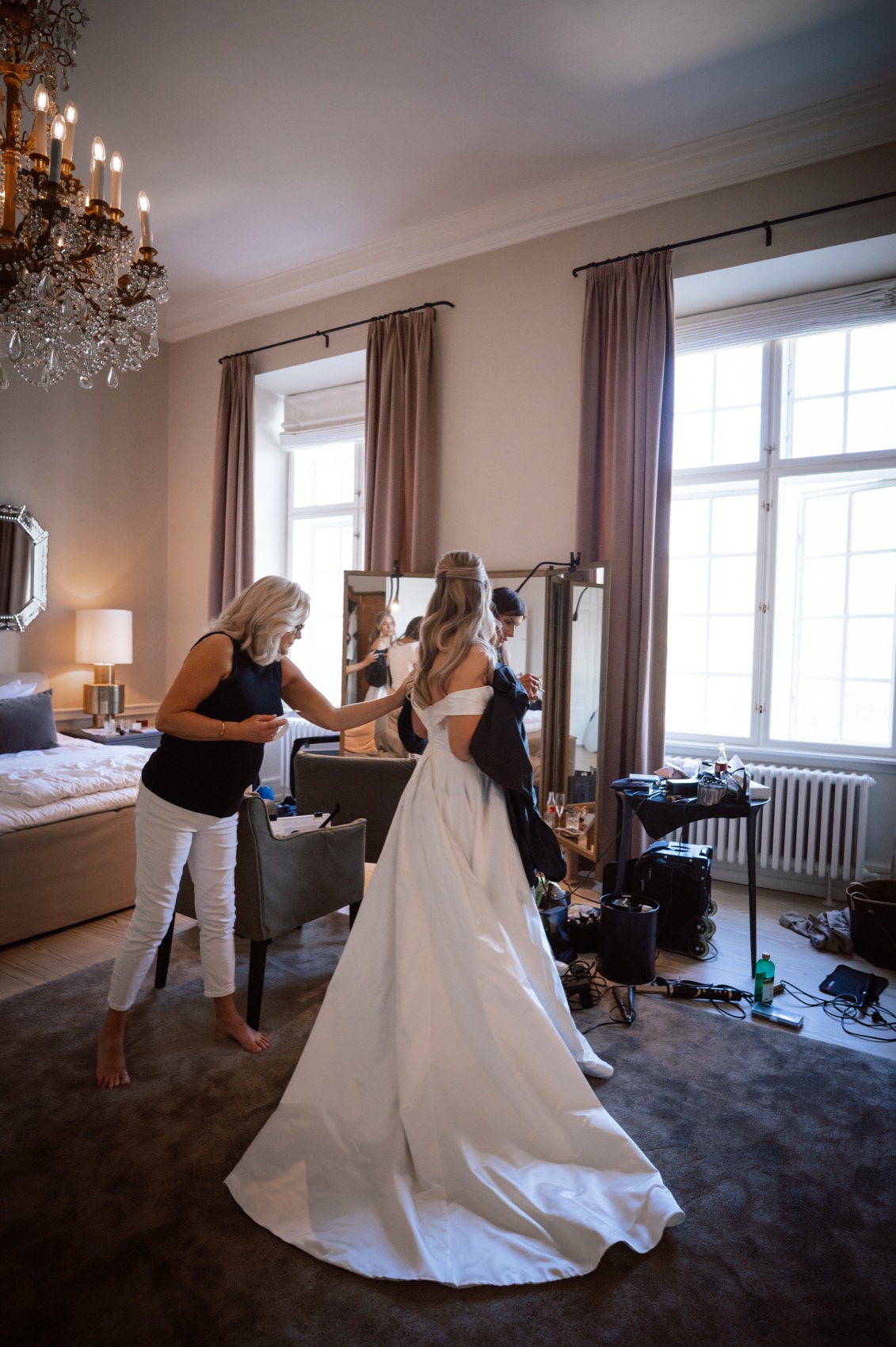 Rigtig brud Ida i Couture-Stuen brudekjole
