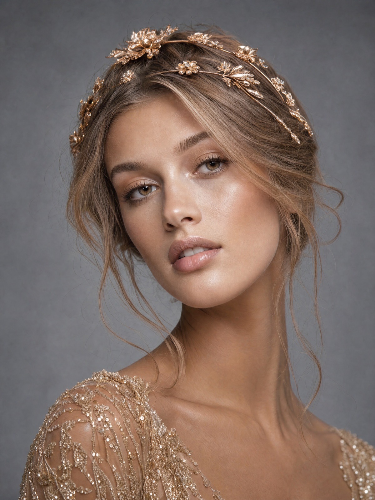 Hanu brudehovedpynt, forside, Couture-Stuen