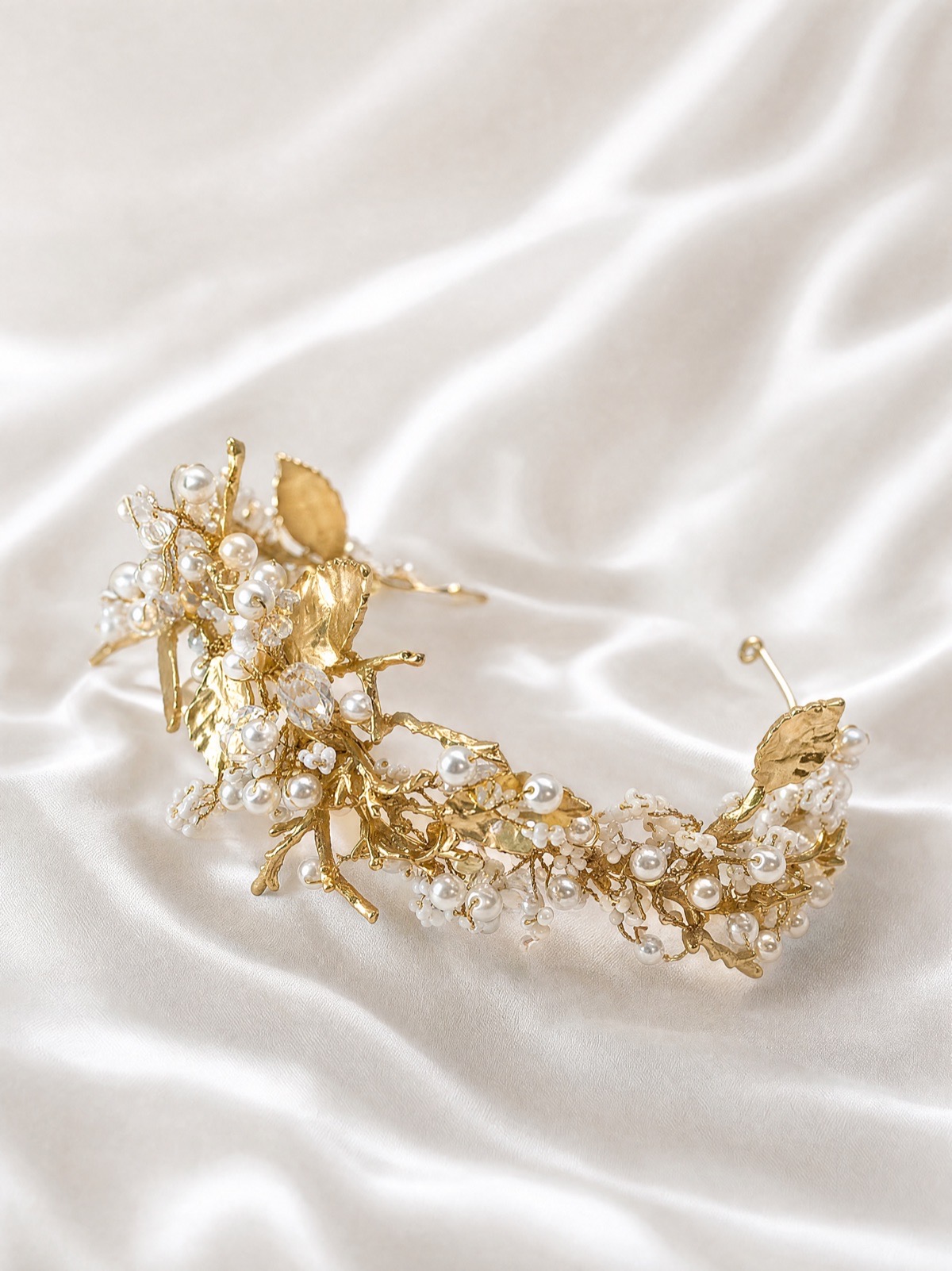 Daphne brudehovedpynt, forside, Couture-Stuen