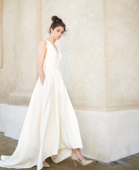 AngelikaDluzen couture stuen brudekjole udsalg